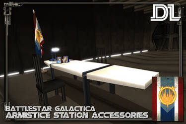 [MMD] BSG Armistice Corridor Accessories DL