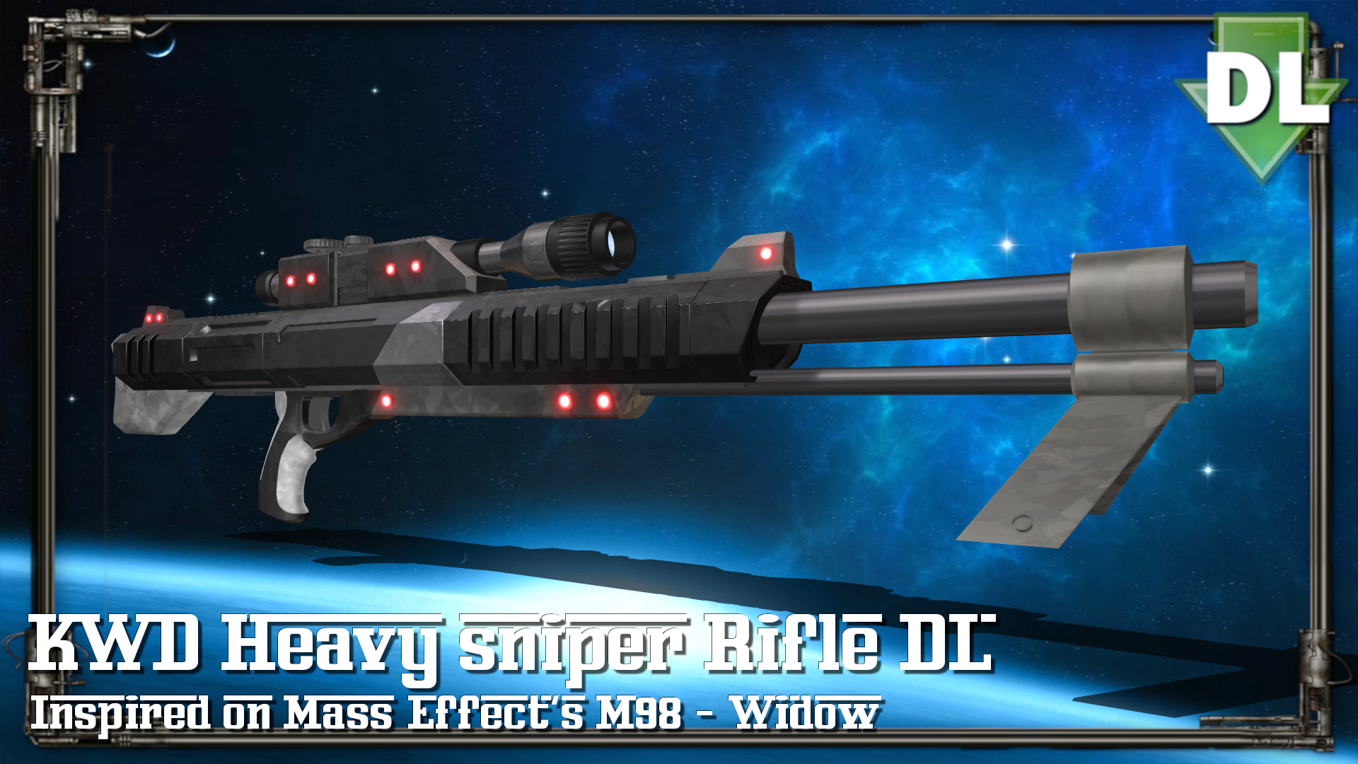 [MMD/XPS/DAZ] KWD Heavy sniper rifle - DL