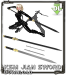 [MMD/OBJ] KSM Jian Sword DOWNLOAD by Riveda1972