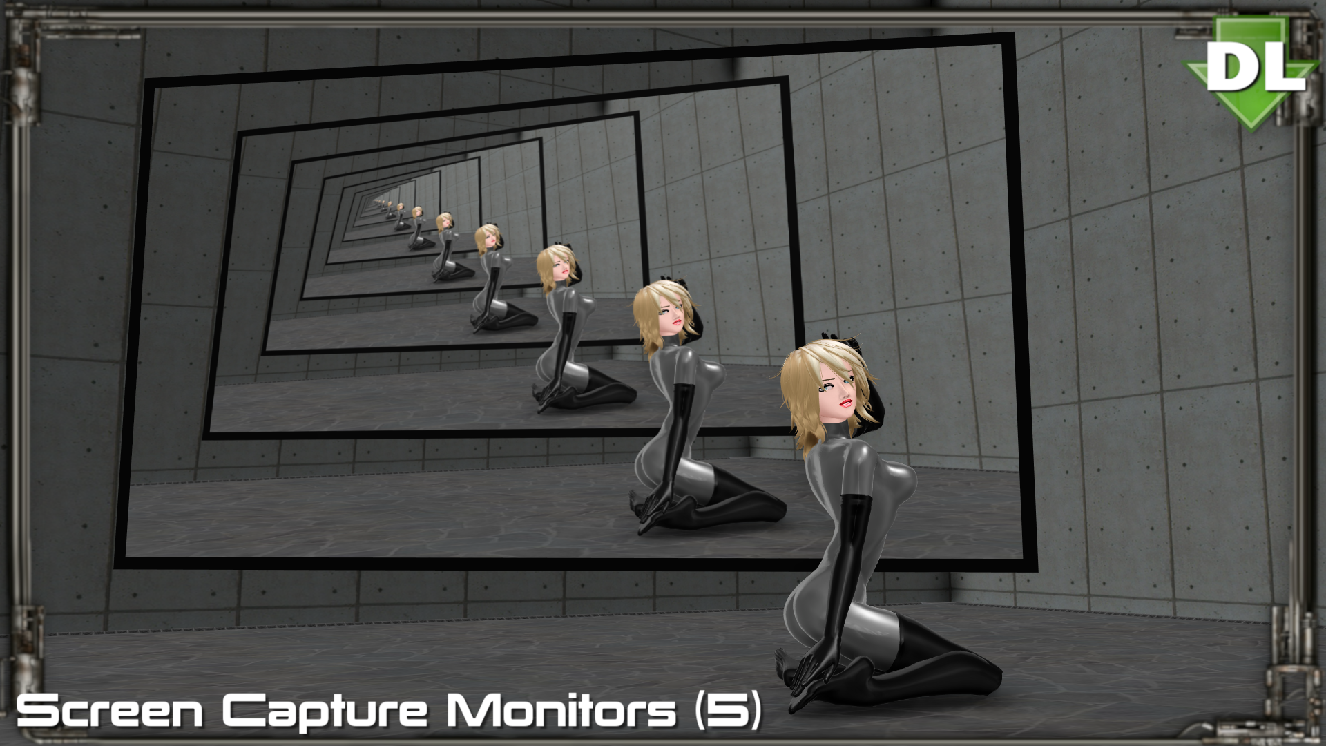 [MMD] Screen Capture Monitors set (5) DOWNLOAD by Riveda1972 on DeviantArt