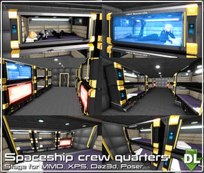 [3D] SciFi Crew Quarters stage DOWNLOAD (UPD) by Riveda1972