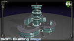 [MMD] SciFi Buildings 03 Comm. Center - Stage DL by Riveda1972