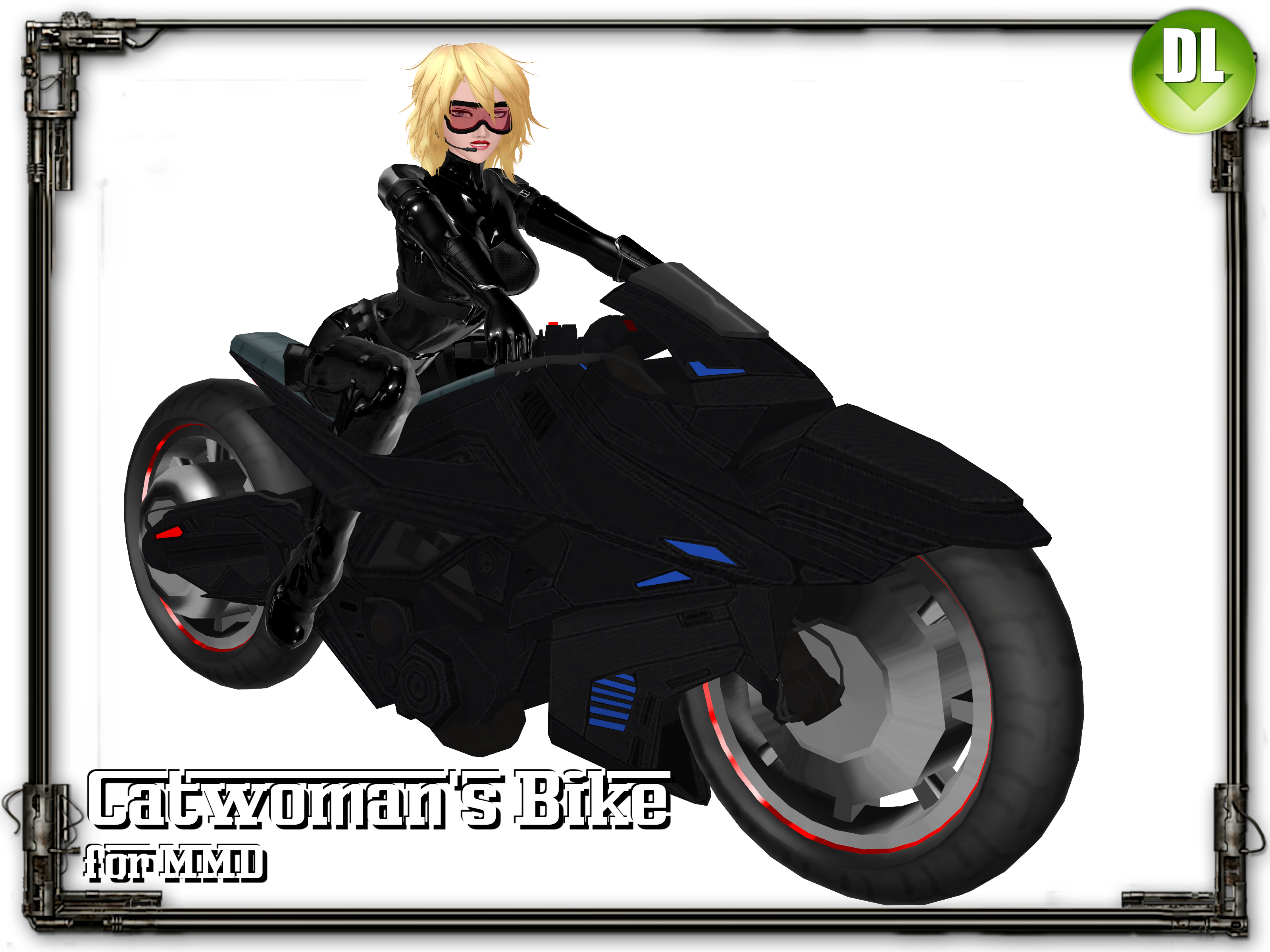 [MMD] Catwoman Motorcycle DL by Riveda1972 on DeviantArt