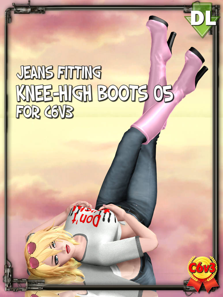 [MMD] Jeans-fitting kneehigh boots 05 (DL) by Riveda1972 on DeviantArt
