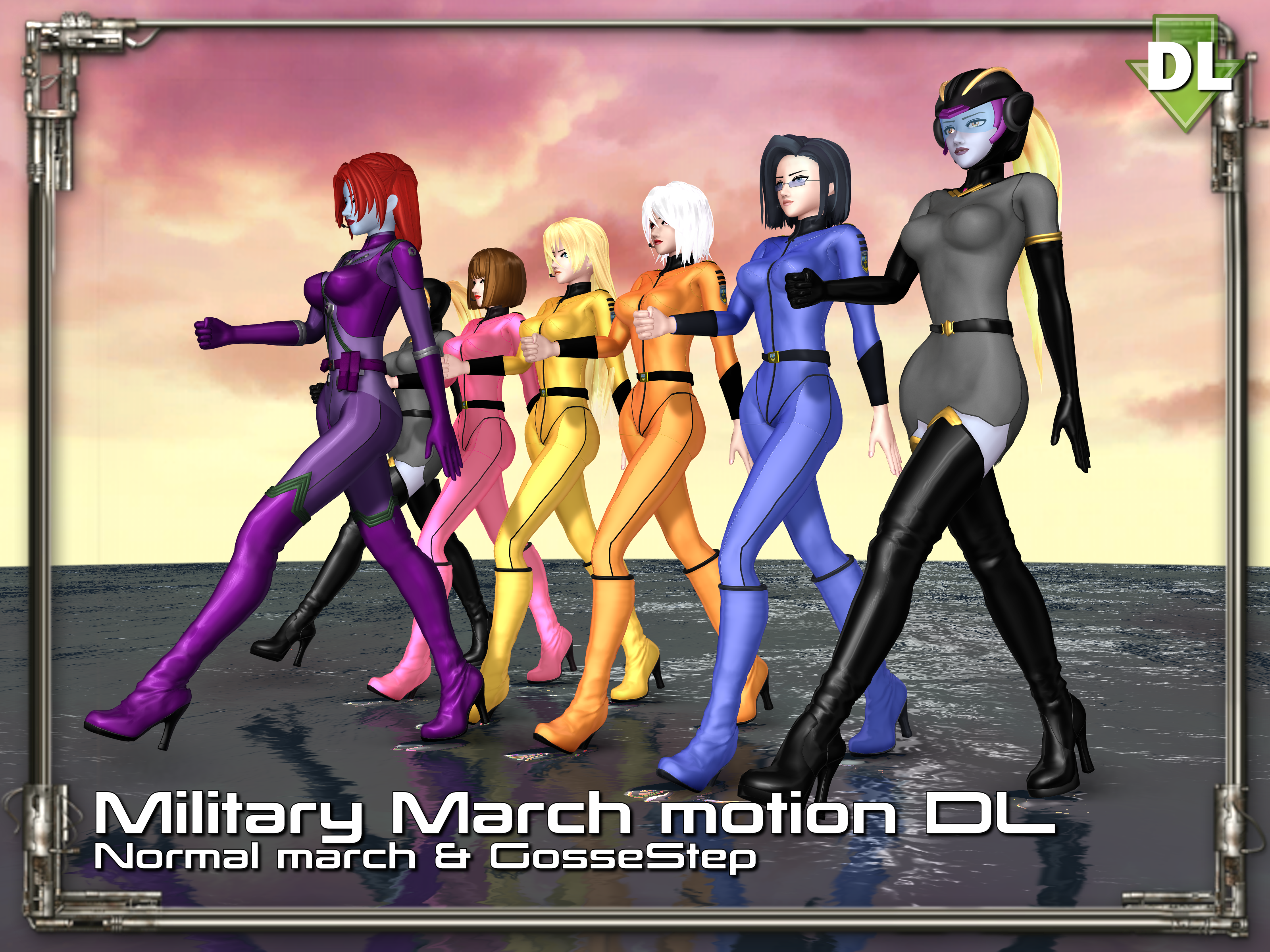 [MMD] Marching motion DL + video by Riveda1972 on DeviantArt
