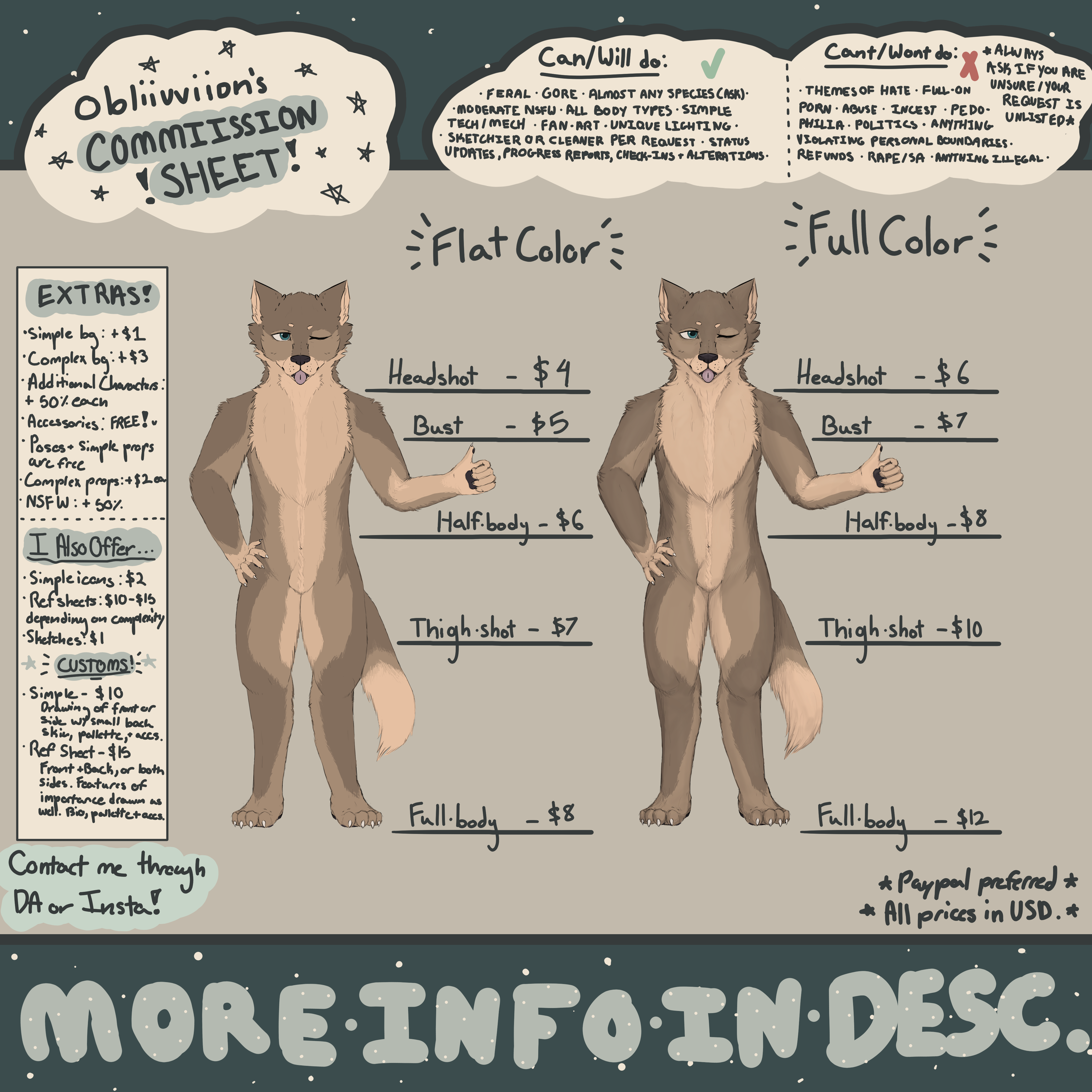 Commission Sheet // Comms Open :) by tolucaa on DeviantArt