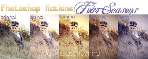 Photoshop Actions Four Seasons