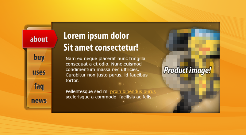 Free PSD - Tabbed interface by jansin on DeviantArt