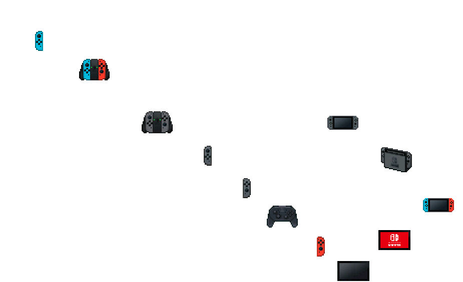 All Nintendo Switch Pixel Collection Badges by Supergames699 on DeviantArt