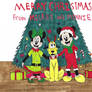 Merry Christmas from Mickey and Minnie