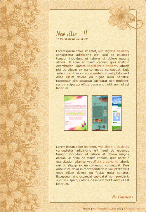 Sand flowers skin by Nesmaty