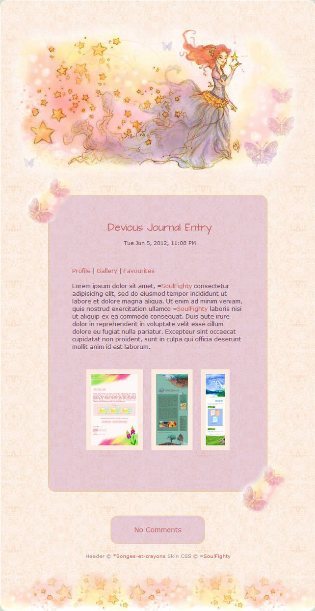 Dreams and Stars skin by Nesmaty