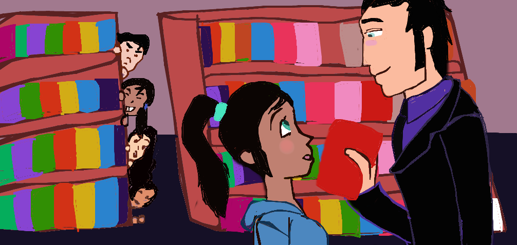 Semi-Silence in the library by PinkiePieGummy101 on DeviantArt