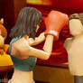 Anya's Workout (BOXING) - ANIMATION