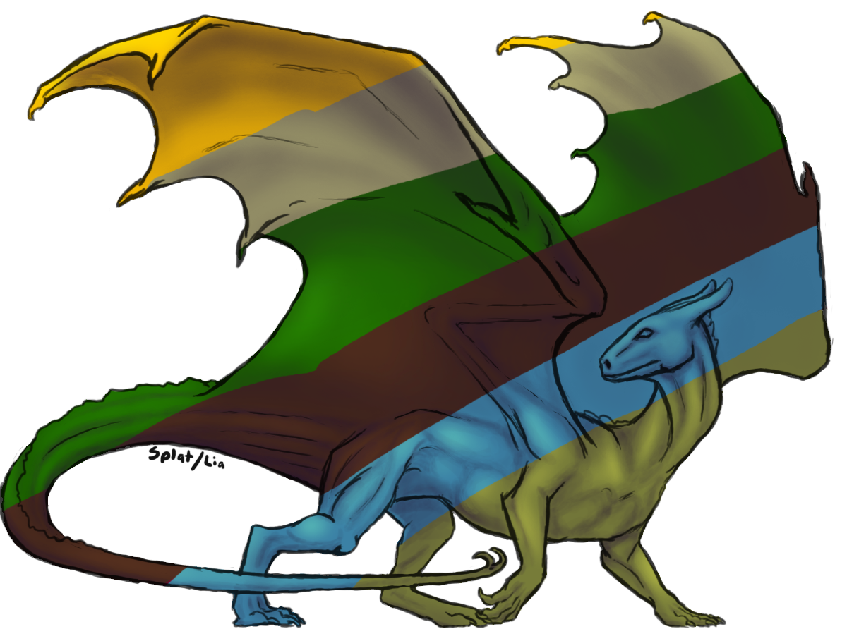 Pern Dragon Template by splatthecat