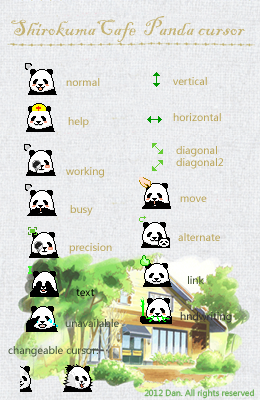Shirokuma Cafe-panda cursor set by ltxg13 on DeviantArt Shirokuma Cafe-panda cursor set by ltxg13 on DeviantArt
