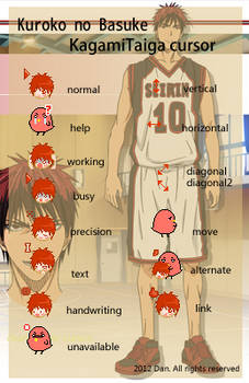 Kuroko no Basuke-KagamiTaiga cursor