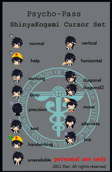 Psycho-Pass ShinyaKogami cursor set