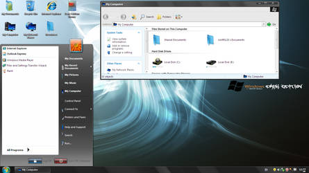 Dark Blue Vista Theme For Xp