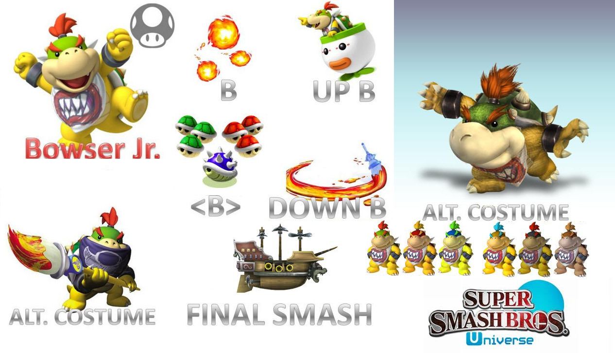smash bros universebowser jr by pickle576958 on DeviantArt