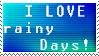 Rainy Days Stamps by Pooky-Stamps