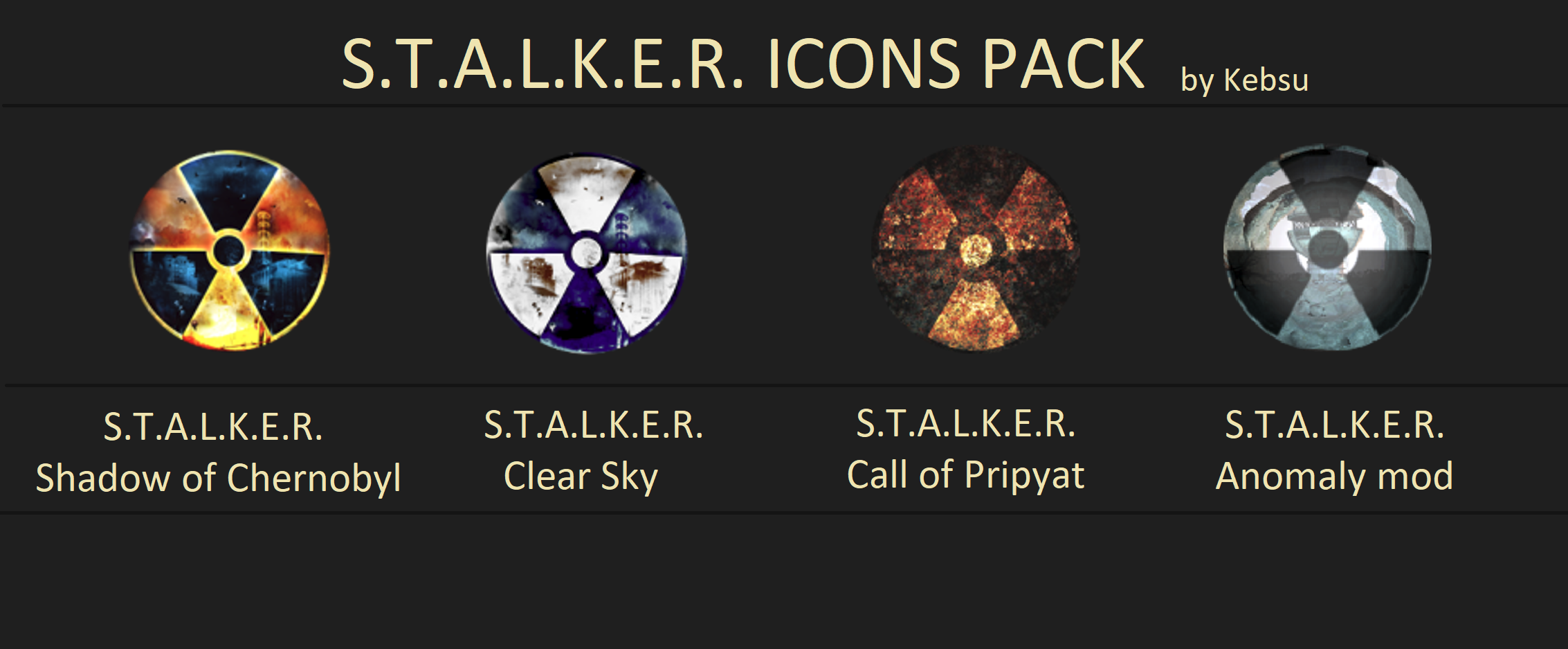 S.T.A.L.K.E.R. HD Icons Pack by Kebabisz on DeviantArt
