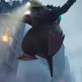 Epic trailer. Giant mole crushing the city