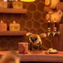 Cafe for bees. Ai video