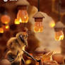 Cafe for bees. Ai video