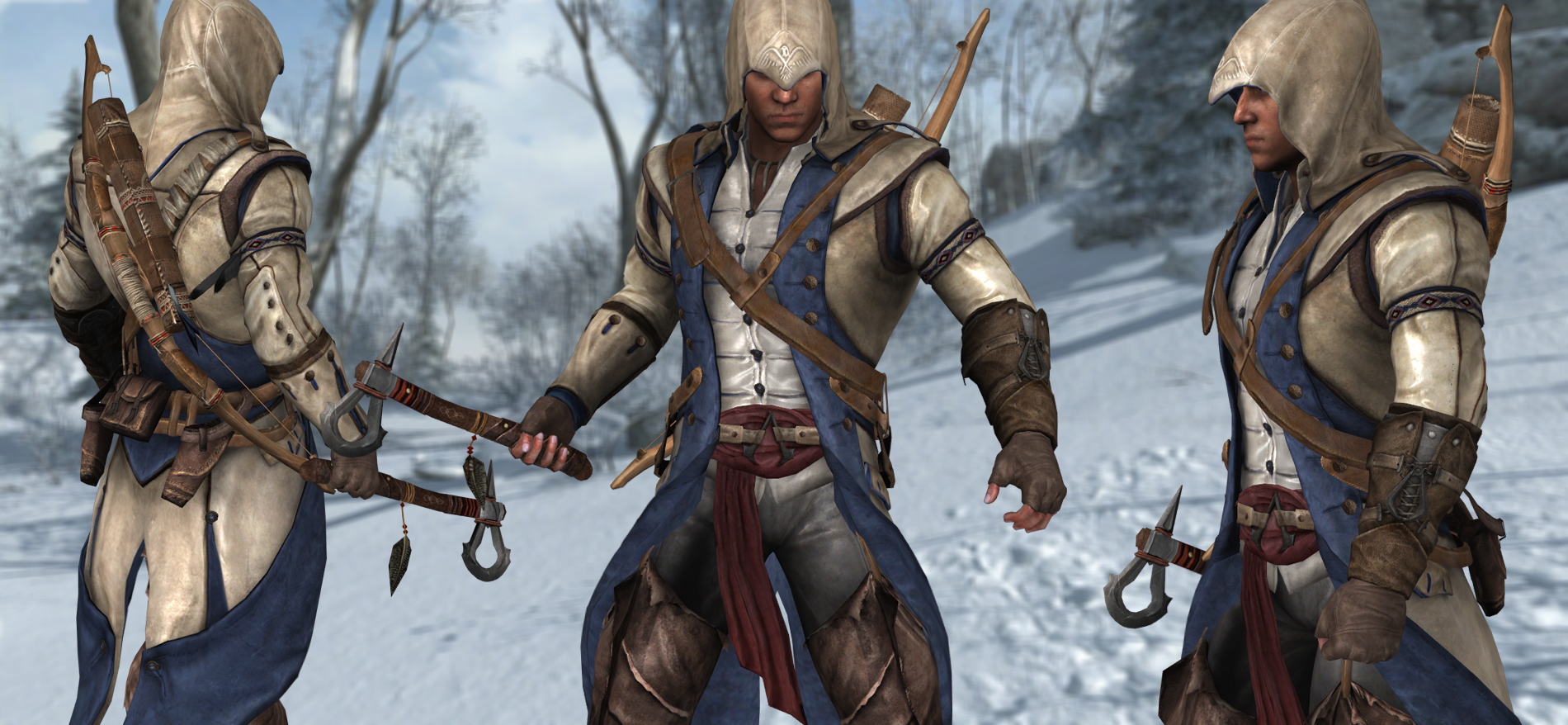 Connor Kenway (Ratonhnhaké:ton) | Assassins Creed III | 1.8+ Minecraft Skin