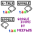 Goggle talk icons