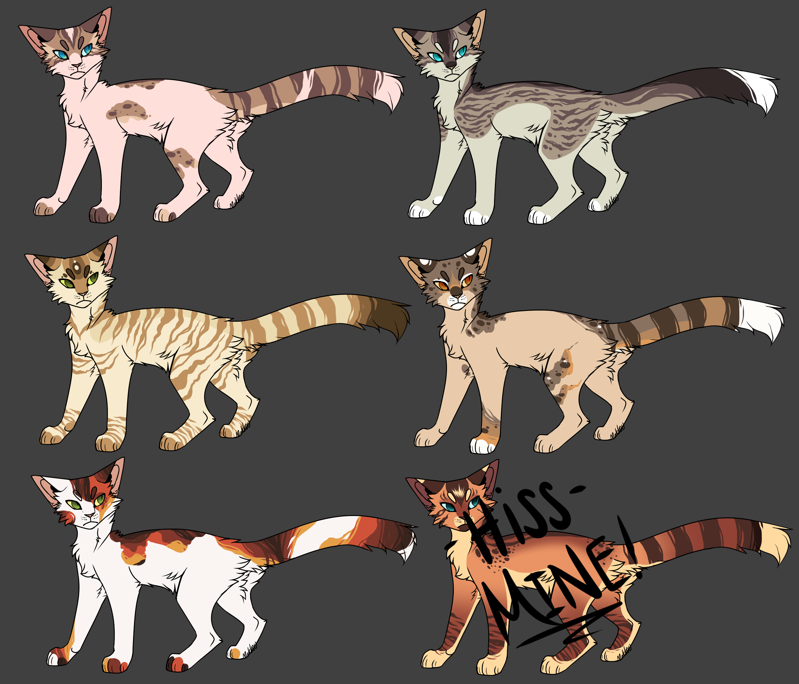 Bunch o Cat Adopts ( CLOSED ) by SimplyNeon on DeviantArt