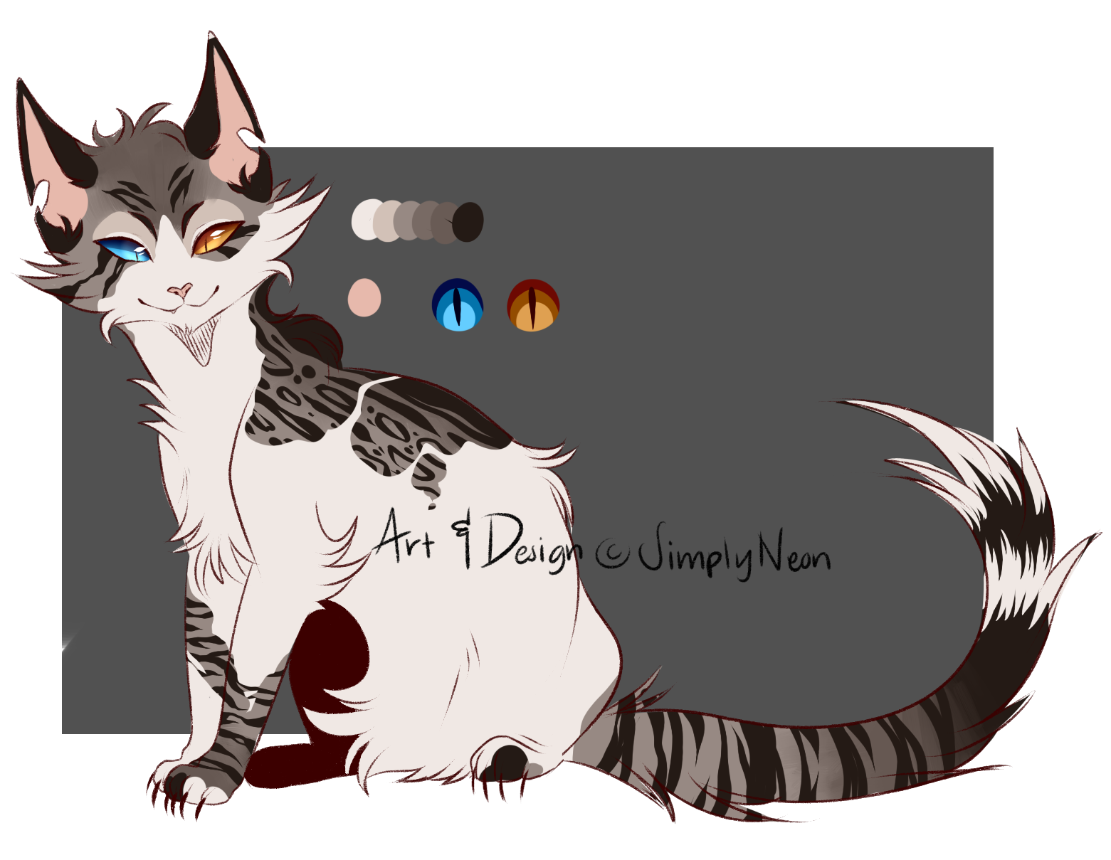 Hand Drawn Cat Auction 01 [ CLOSED ] by SimplyNeon on DeviantArt