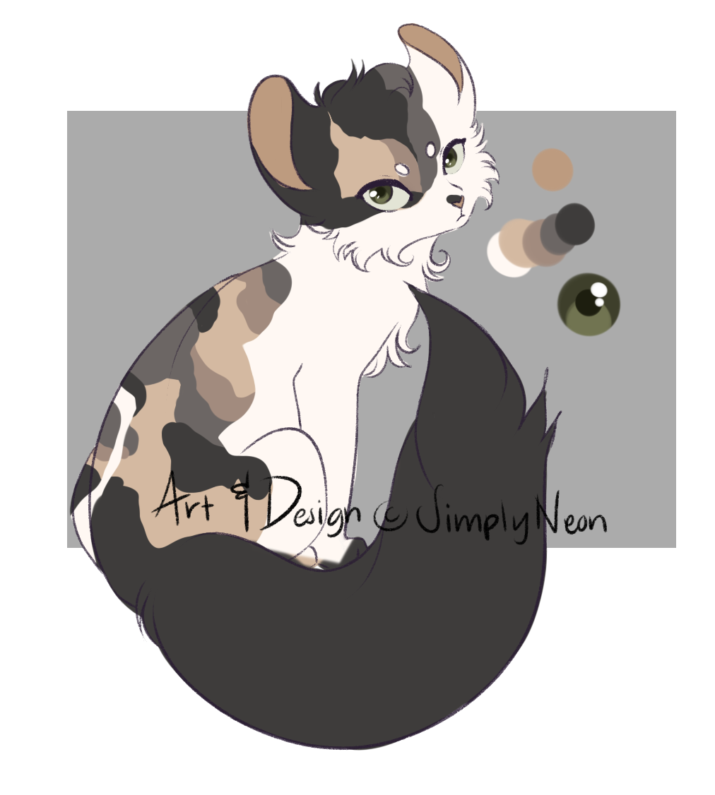 Hand Drawn Cat Auction 07 [ CLOSED ] by SimplyNeon on DeviantArt