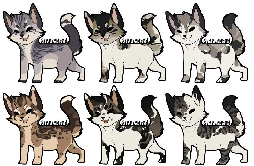 Set Price: Adoptables (CLOSED) by SimplyNeon on DeviantArt
