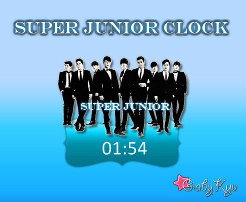 Rainmeter SuperJunior  Clock