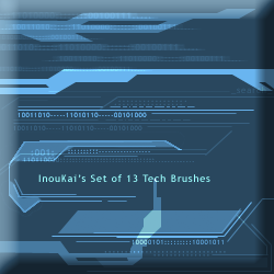 IK Set of 13 Tech Brushes by InouKai