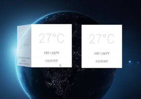3D Animation Card Weather