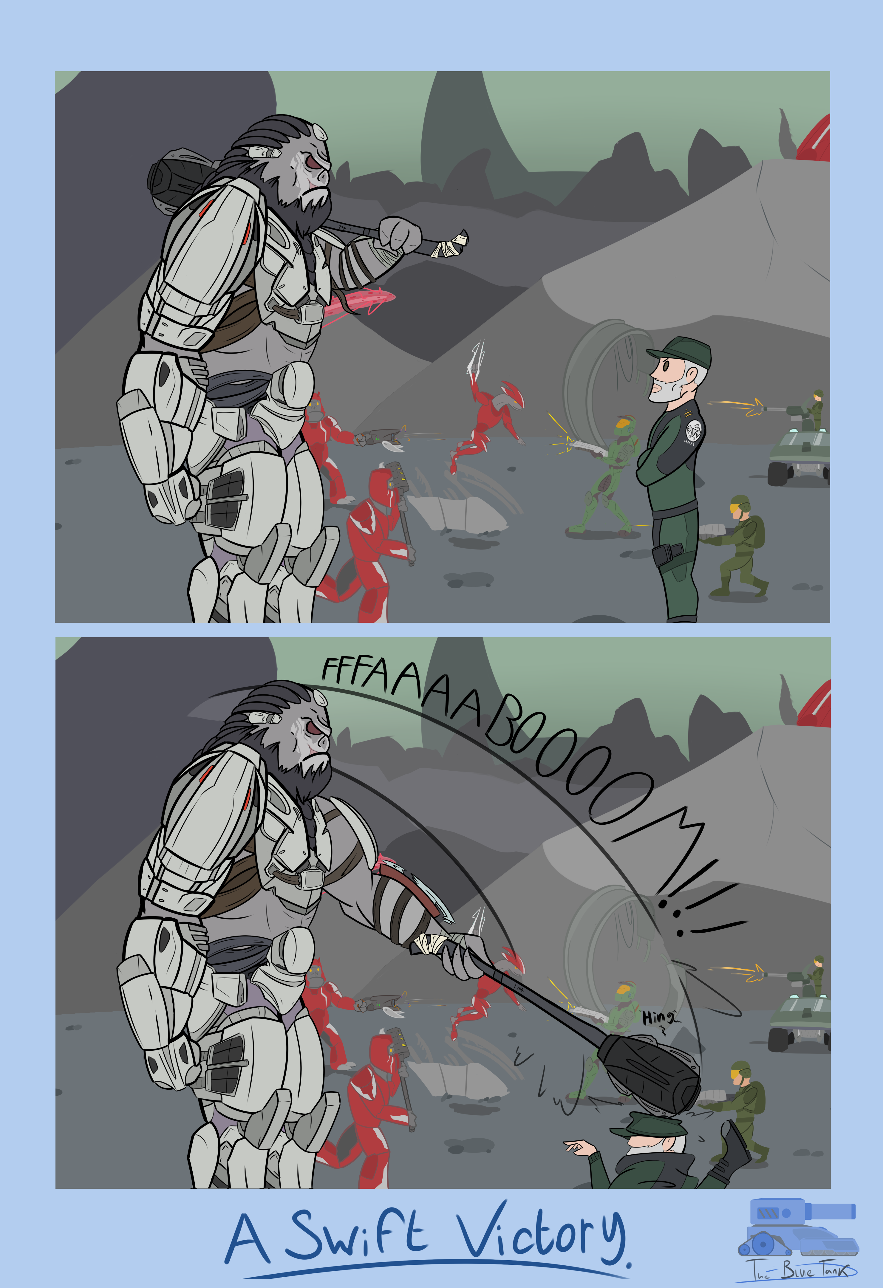 A swift victory by TheBlueTank on DeviantArt