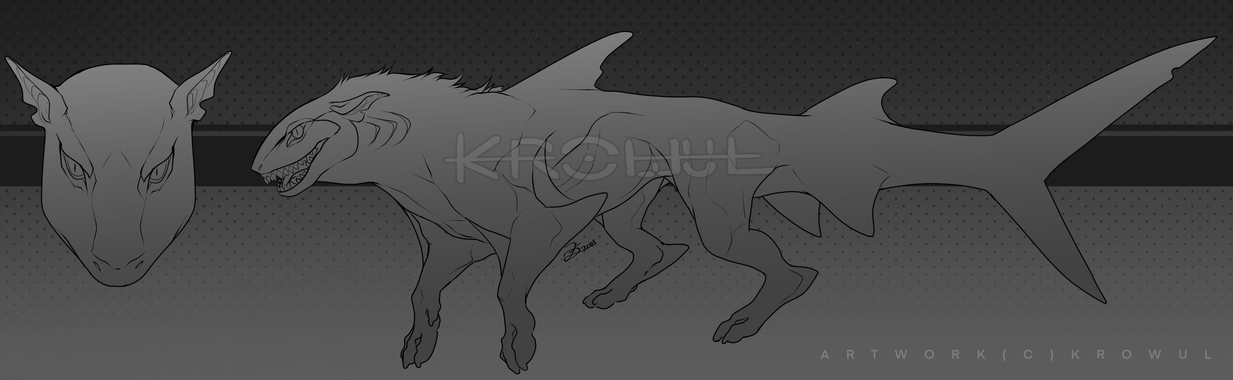 Shark Dog Base by Krowul on DeviantArt