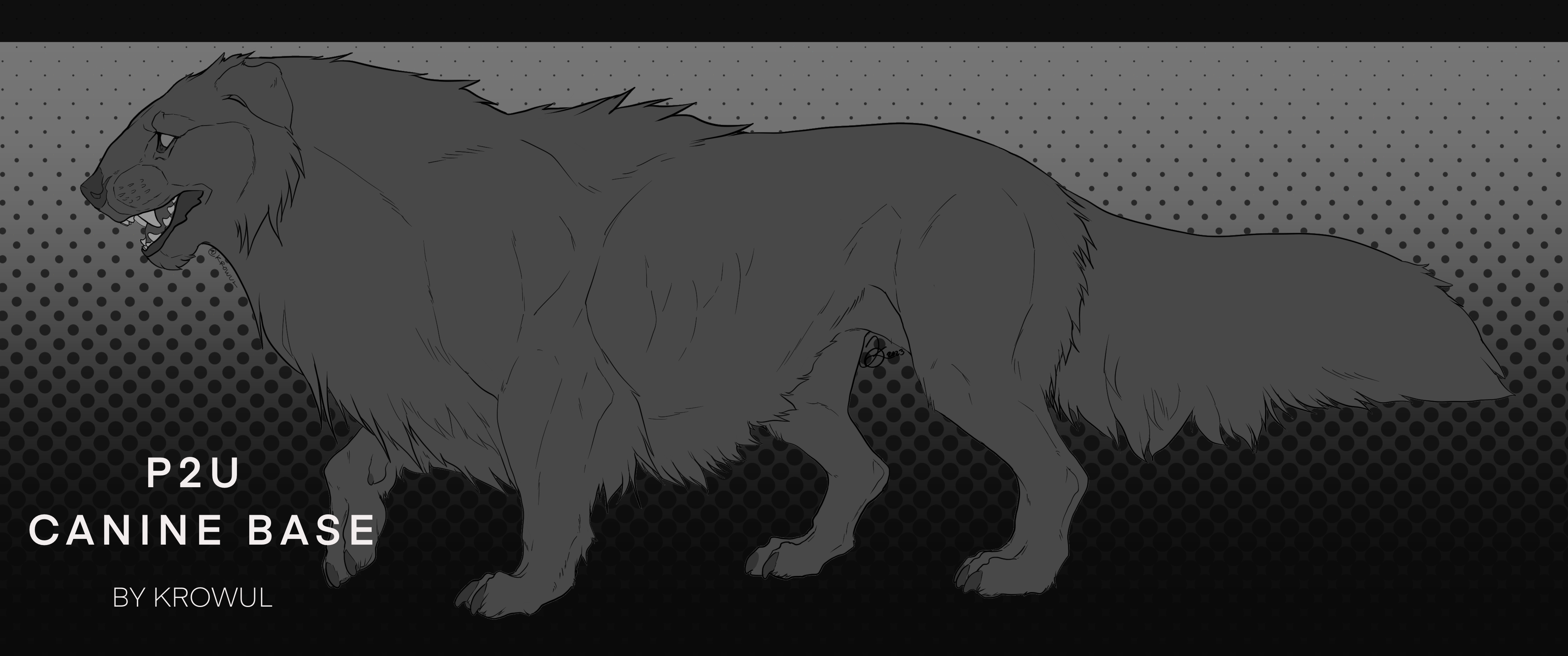 Canine P2U Base #16-Orutrix by Krowul on DeviantArt