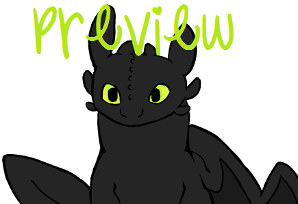 Toothless Animation