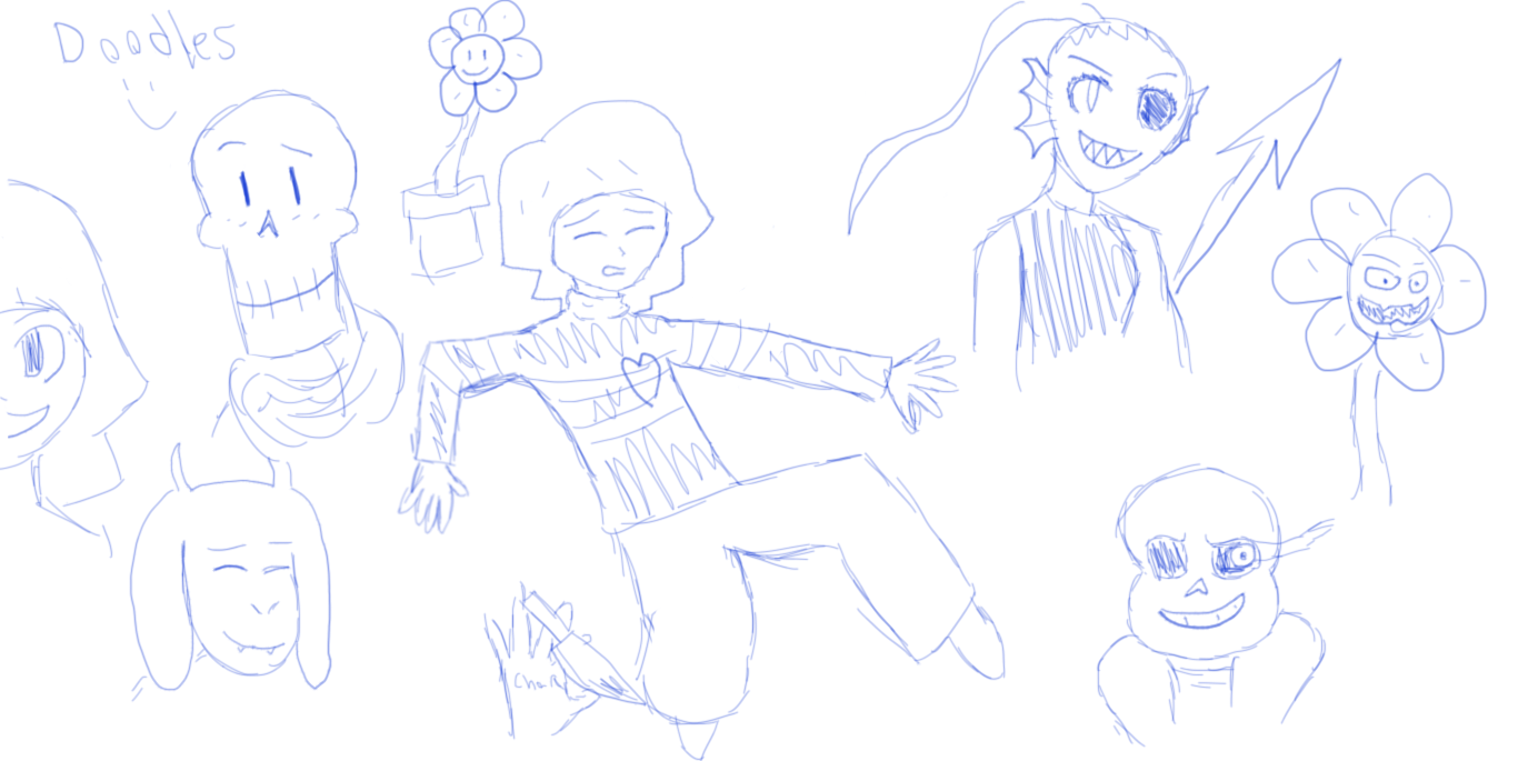 Undertale doodles 2 by JuneGraveDigger on DeviantArt