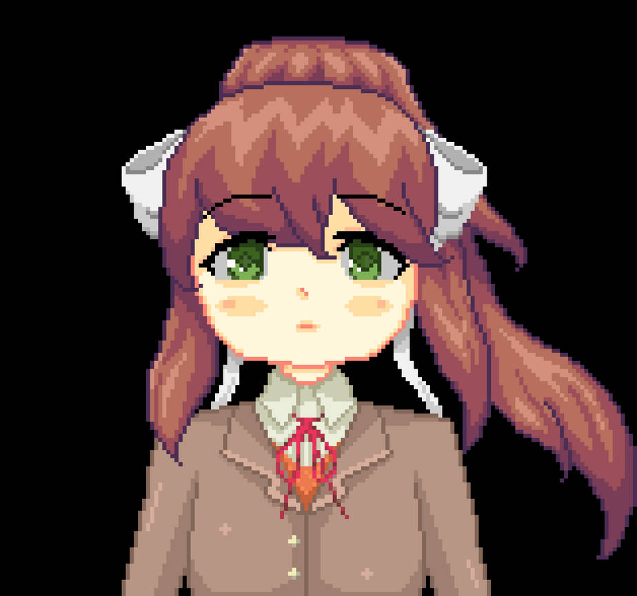 Delete Monika / Doki Doki Literature Club / DDLC by HosseleaHabe on