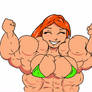 Big, Bigger, Biggest (Female Muscle Animation)