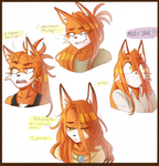 Obnoxious, Orange Patch of Fluff by SpellboundMasquerade