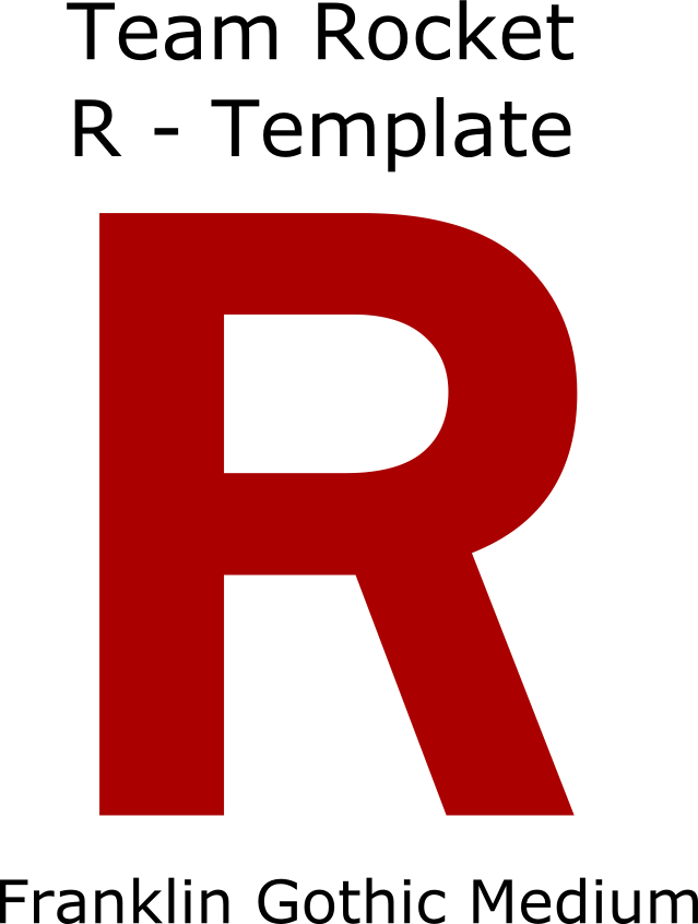 Team Rocket R Template V1 By Barkingbeagle On Deviantart