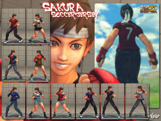 SSFIV-AE: SAKURA SOCCER JERSEY