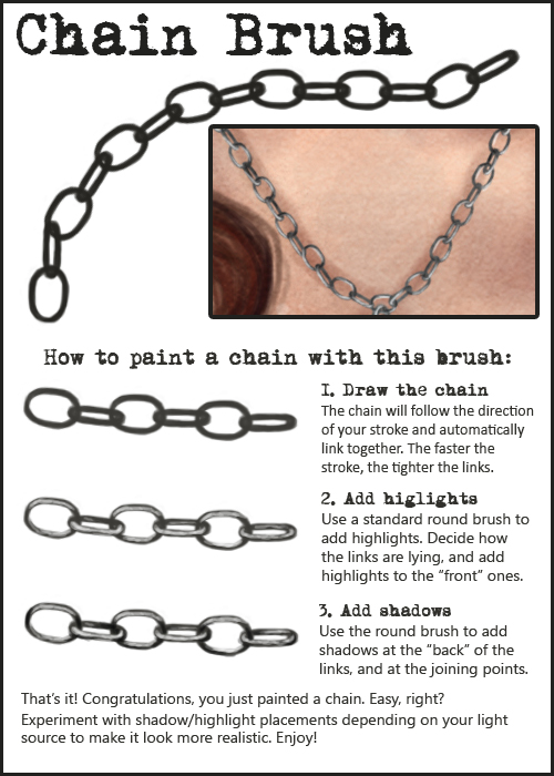 Chain brush