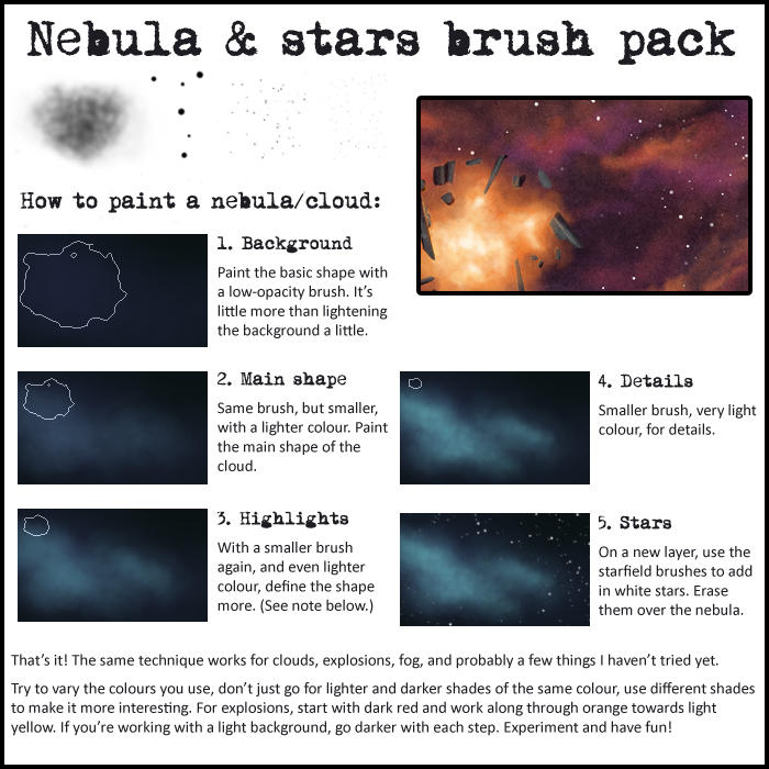 Starfield brushes by SvenjaLiv on DeviantArt